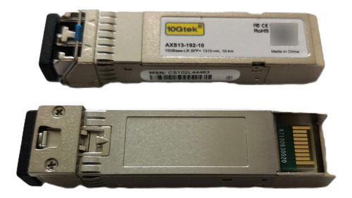 Transceiver Para Cisco Sfp+10g-lr-s -1310,  Lc  10km 