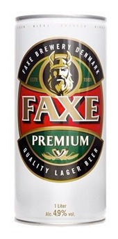 Cerveza Faxe Premium Lager 1 Litro