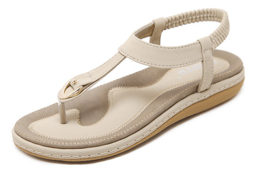 Nuevo Sandalias De Verano 2024 En Metal Con Hebilla De