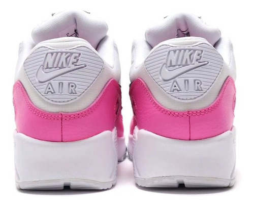 tenis nike blancos con paloma rosa