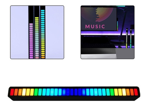 Barra De Luz Indicador De Nivel De Música Rgb - Luz Led 