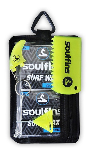 Kit Surf Soulfins 02 Parafina Cold Agua Fria