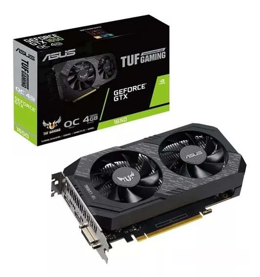 Placa de video Nvidia Asus TUF Gaming GeForce GTX 16 Series GTX 1650 TUF-GTX1650-O4GD6-P-GAMING OC Edition 4GB