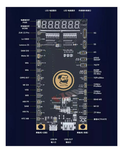 Ativador Bateria Mechanic Ba27 Para Xiaomi Samsung Iphone