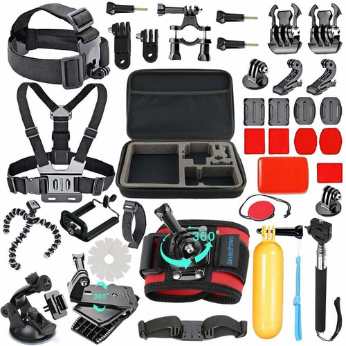 Smilepowo Kit Accesorio 1 Para Gopro Negro Session Hero