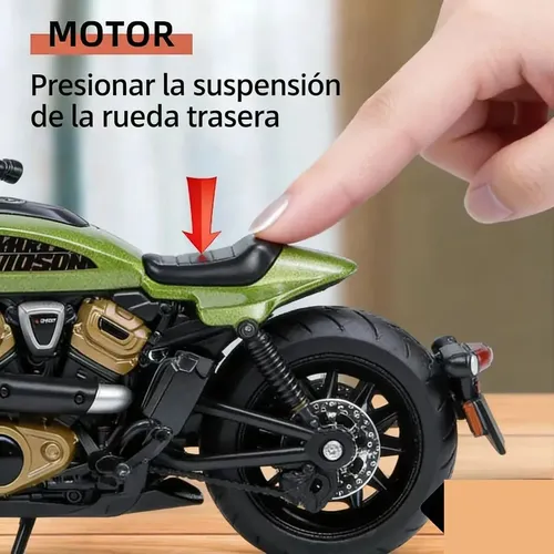 Harley-davidson Sportster S 1:12 Com Luz E Suspensão | MercadoLivre