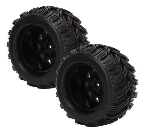 Neumáticos De Coche Rc A Escala 1/8 De 2 Piezas Y Ruedas Par
