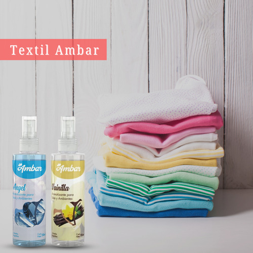 Aromatizante Textil Ambar By Saphirus X12u 150ml