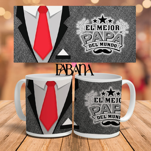 Taza Sublimada Diseño Dia Del Padre Modelo 23