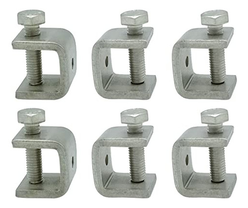 Abrazaderas C De Acero Inoxidable 304 (6-pack) - Uso Domstic