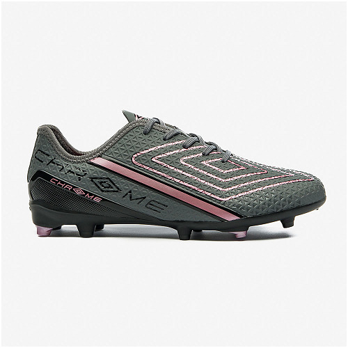 Chuteira Umbro Chrome Campo Grafite Preto