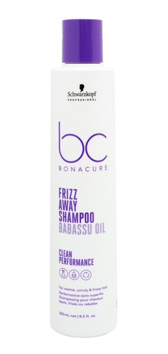 Schwarzkopf Bc Bonacure Frizz Away Shampoo 250ml 3c 