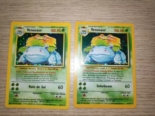 Carta Pokémon Venusaur (15/102) - Celebrações 25 Anos - Alfabay - Cubo  Mágico - Quebra Cabeças - A loja de Profissionais e Colecionadores!