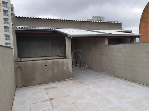 Cobertura Com 2 Dormitórios À Venda, 70 M² Por R$ 500.000,00 - Campestre - Santo André/sp - Co3972