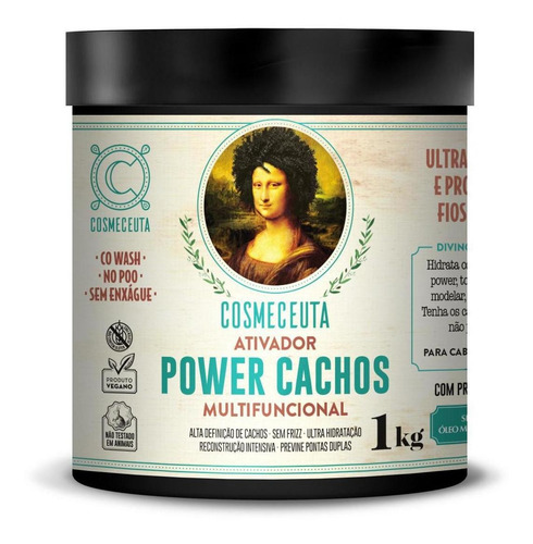 Creme Multifuncional Power Cachos 1 Kilo Cosmeceuta.