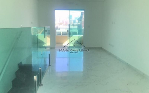 Imagem 1 de 15 de Casa Nova Com Sacada Gourmet Na Vila Caiçara Em Praia Grande - Sp