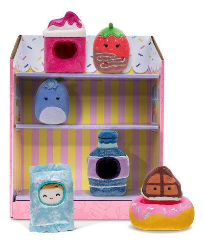 Paquete De Accesorios Y Peluches Squishmallows De 5 Cm