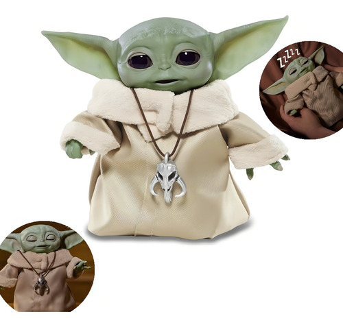 Boneco Eletronico Baby Yoda The Child Star Wars Hasbro F1119