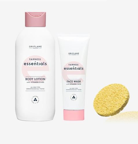 Imagen 2 de 8 de Gel Dermolimpiador + Loción Con Vitamina E Y B3 + Esponja