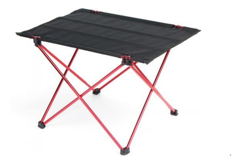 Mesa De Camping Con Base De Tela Liviana Portatil