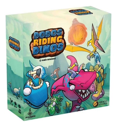 Juego De Mesa De Carreras Dodos Riding Dinos Español Nuevo