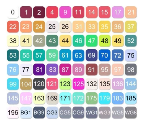 Juego De Marcadores De Colores Para Dibujar Estudiantes