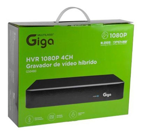 Imagem 4 de 6 de Hvr Dvr 4 Canais Hibrido Full Hd 1080p Giga Orion