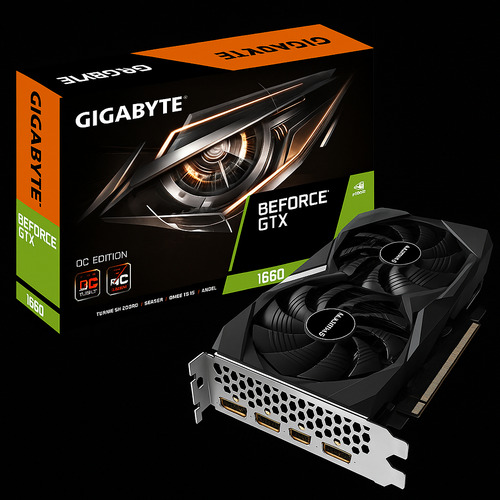 Placa De Vídeo Nvidia Gigabyte Gtx 1660 Oc 6gb Gddr5 (Usado)