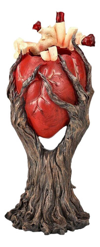 Adornos Artesanales Modelo De Corazón Humano Con Estructura