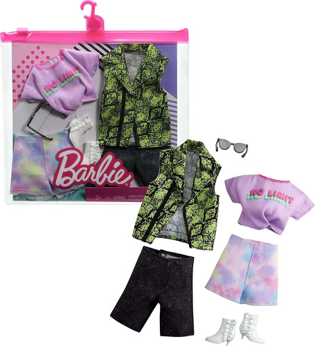 Paquete De Moda De Barbie Con 1 Amplificador De Atuendo, 1 A