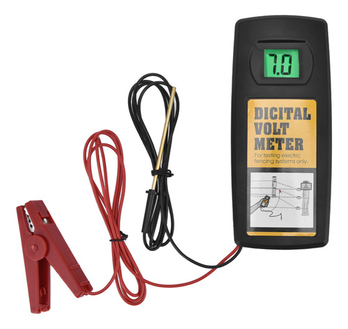 Medidor Eléctrico Digital Para Cercas, 9,9 Kv, Lcd