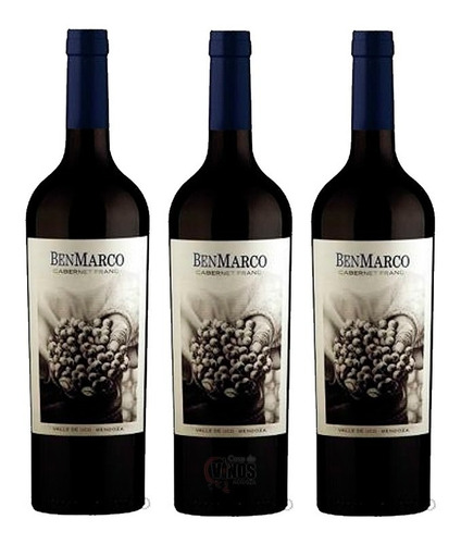 Vino Benmarco Cabernet Franc Susana Balbo Pack X3 Unidades