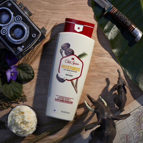 Body Wash Old Spice Moisturize Con Manteca De Karité, 532 Ml