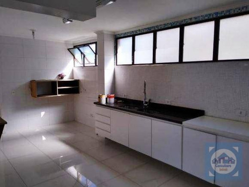Imagem 8 de 20 de Cobertura Com 3 Dormitórios À Venda, 350 M² Por R$ 1.855.000,00 - Aparecida - Santos/sp - Co0103