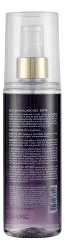 Kit Body Splash Kiss New York Dark Kiss Bs07b Com 3 200ml