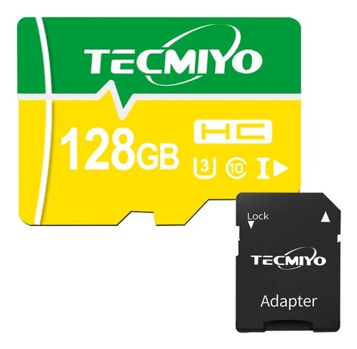 Tarjeta De Memoria Tecmiyo 128gb Tarjeta Tf Memoria Card