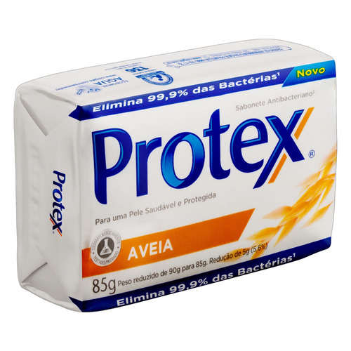 Imagem 3 de 4 de Sabão em barra Protex Antibacteriano Aveia de 85 g