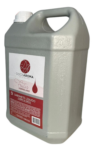 Sabonete Líquido Frutas Vermelhas 5l Para Mãos Doce Aroma Qualidade