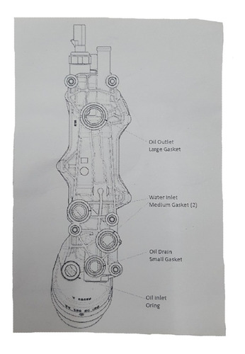 68191356aa Kit De Ligas De Enfriador De Aceite Chrysler