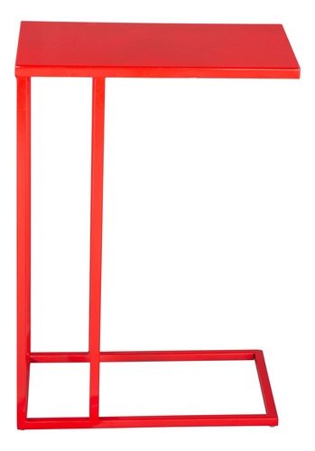 Mesa Lateral Atom Rojo Këssa Muebles