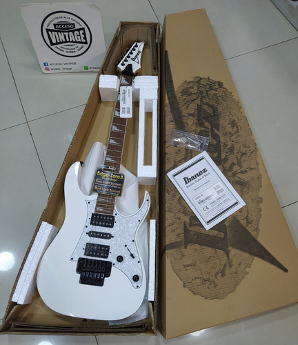 Ibanez Rg350 Wh Blanca (h-s-h), Guitarra Con Floid Rose
