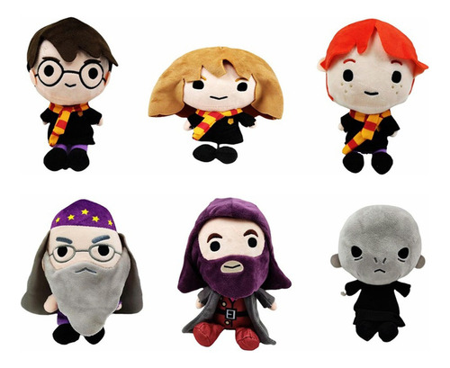 6pcs/set Harry Potter Peluche Muñeca Juguete Navidad Regalo