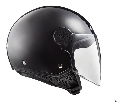Imagen 2 de 2 de Casco Ls2 Of558 Sphere Talla L Color Negro Brillante Moto