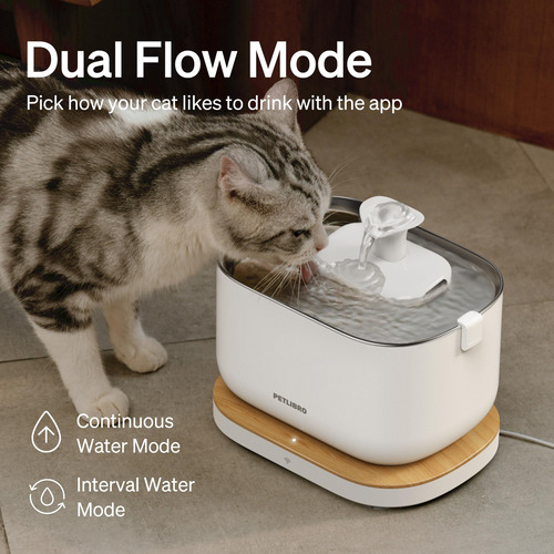Fonte De Água Cat Petlibro Dockstream 2,5 L Com Monitorament