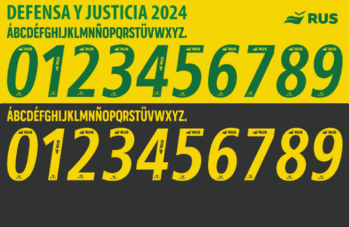 Tipografía Defensa Y Justicia 2024