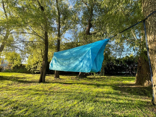 Hamaca Mosquitero Carpa Camping Diseño Unico Espalda Recta