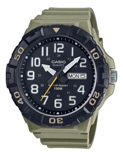 Reloj Casio Mrw-210h-5av Original Nuevo Time Square