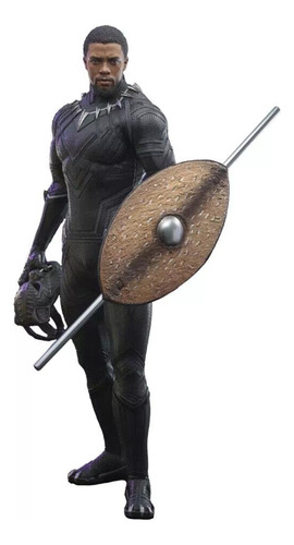 Figura de ação da Hot Toys Marvel Black Panther Black Panther Hot Toys Sixth Scale Figure