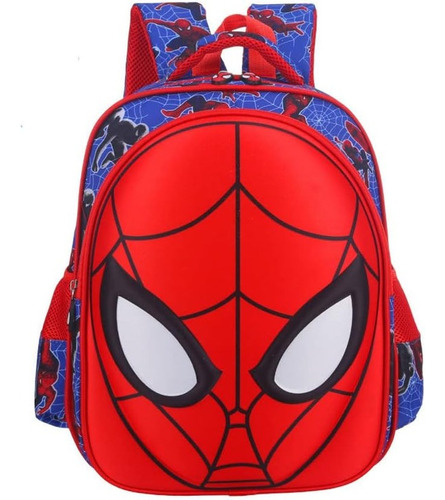 Bolso Escolar 3d Spiderman Animada