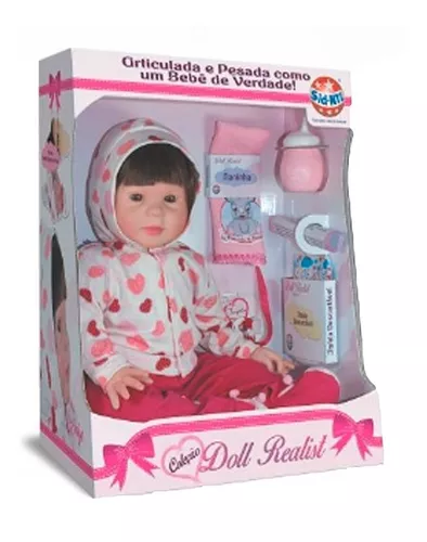 Boneca Tipo Bebe Reborn Barato Sid-nyl